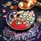 10 Piece Decorative Bulk Peacock Haldi Kumkum Holder Roli Chawal/rice Holder Indian Festival Favor Diwali Rakhi Pooja Mandir Tika Platter Housewarming Gifts